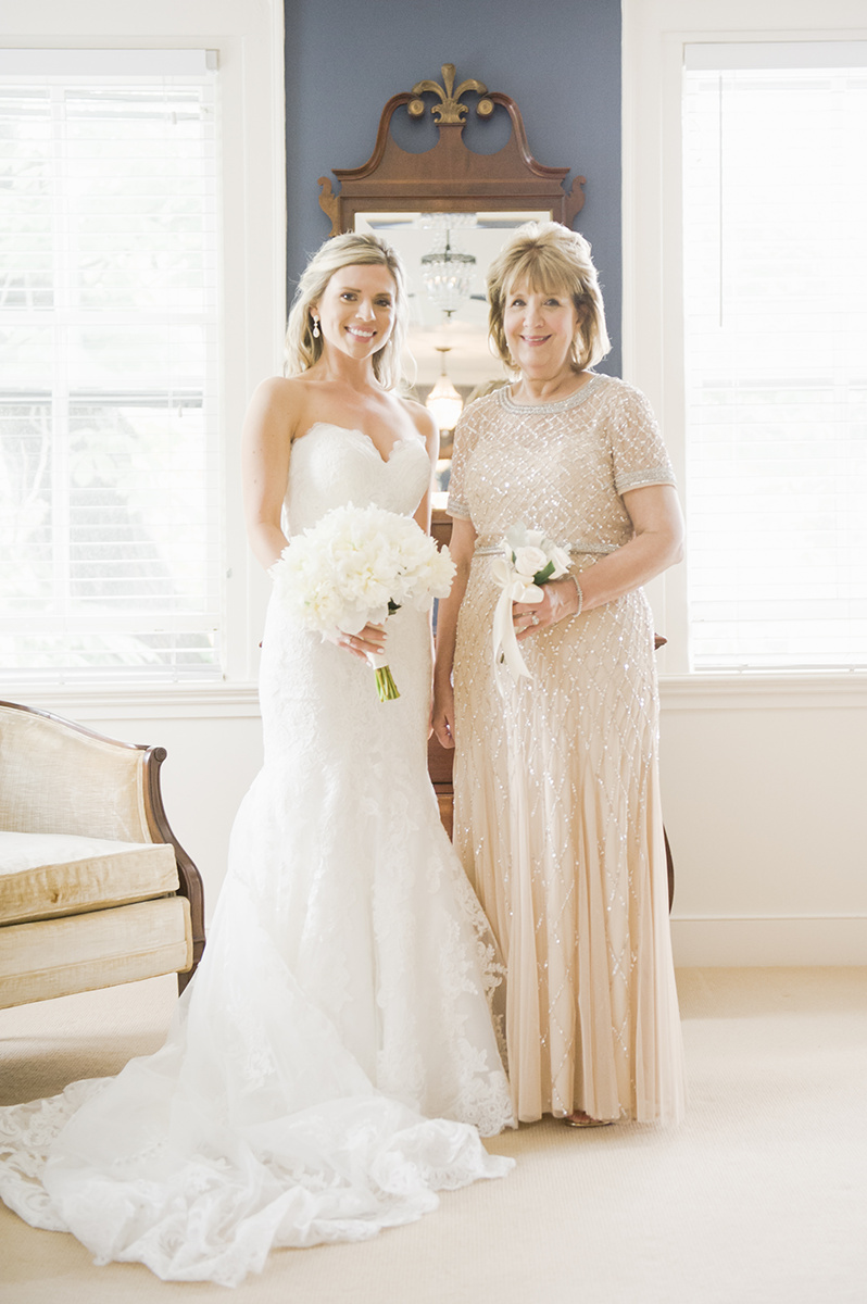 Summer Garden Wedding at a historic mansion in Bristol, RI on The Newport Bride