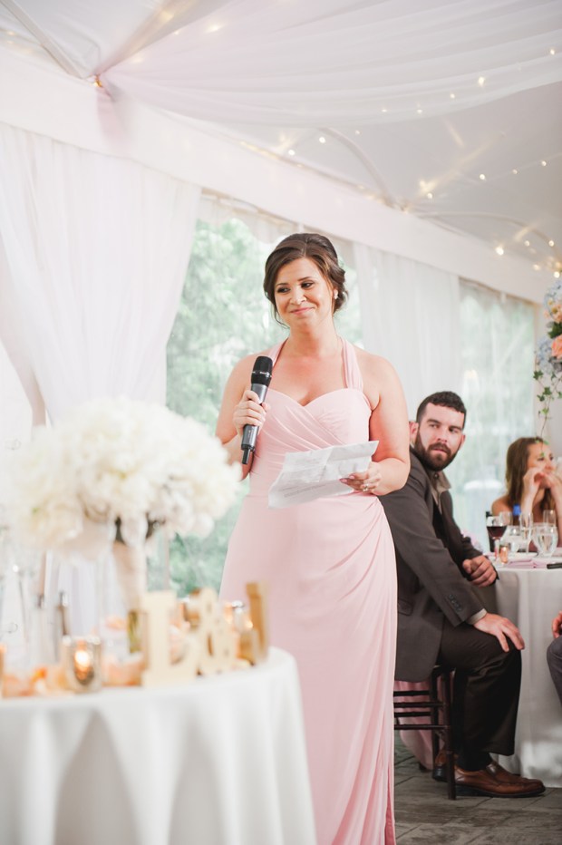 Summer Garden Wedding at a historic mansion in Bristol, RI on The Newport Bride