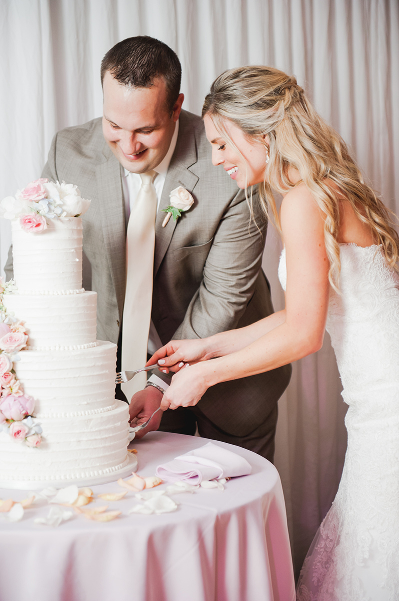 Summer Garden Wedding at a historic mansion in Bristol, RI on The Newport Bride