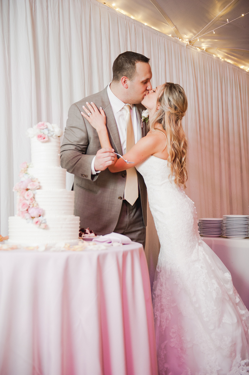 Summer Garden Wedding at a historic mansion in Bristol, RI on The Newport Bride