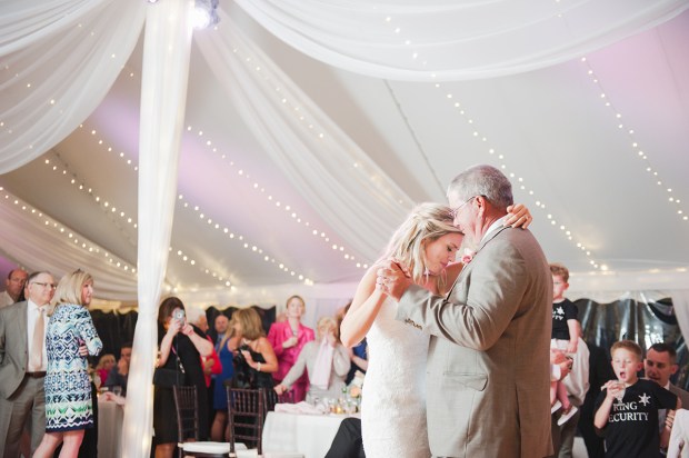 Summer Garden Wedding at a historic mansion in Bristol, RI on The Newport Bride