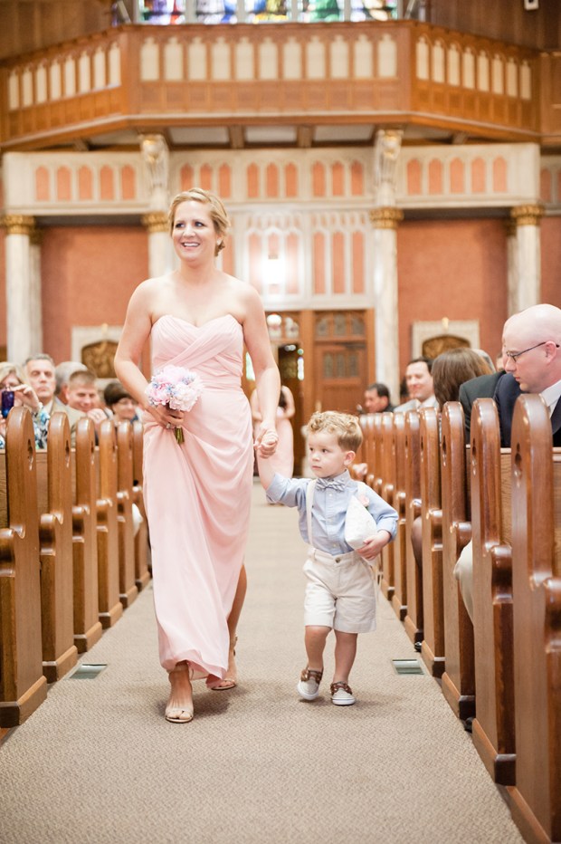 Summer Garden Wedding at a historic mansion in Bristol, RI on The Newport Bride