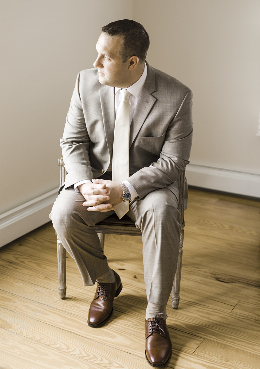 Summer Garden Wedding at a historic mansion in Bristol, RI on The Newport Bride