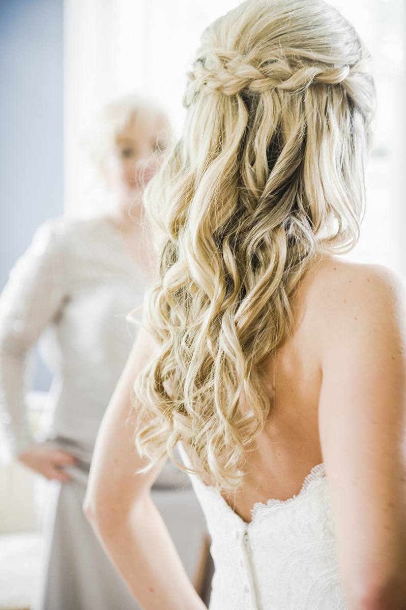 Summer Garden Wedding at a historic mansion in Bristol, RI on The Newport Bride