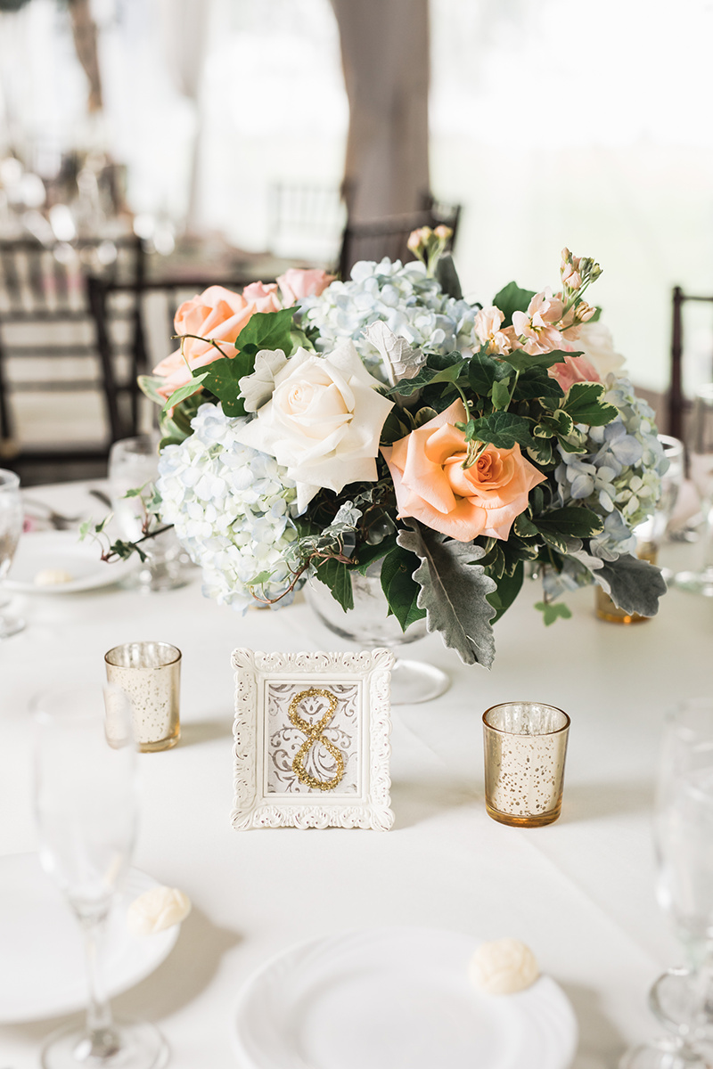 Summer Garden Wedding at a historic mansion in Bristol, RI on The Newport Bride
