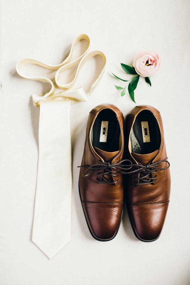 Summer Garden Wedding at a historic mansion in Bristol, RI on The Newport Bride