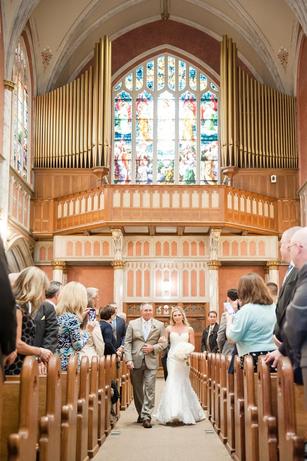 Summer Garden Wedding at a historic mansion in Bristol, RI on The Newport Bride