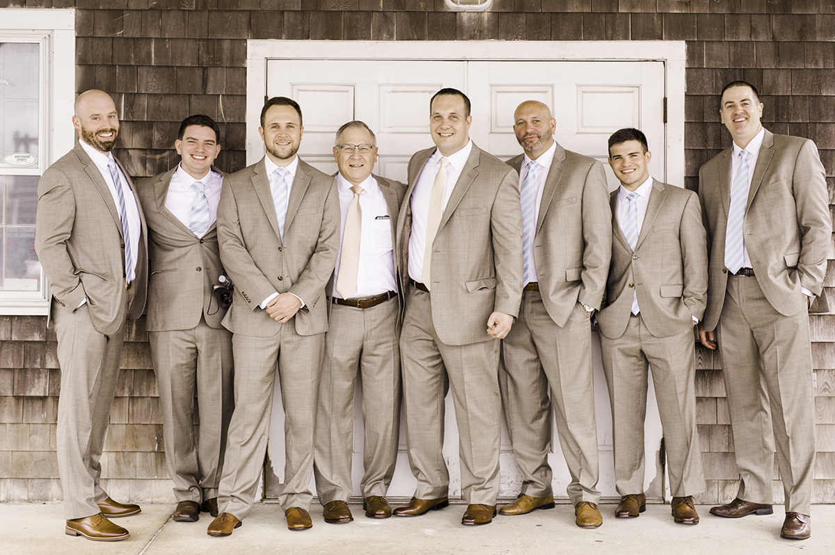 Summer Garden Wedding at a historic mansion in Bristol, RI on The Newport Bride