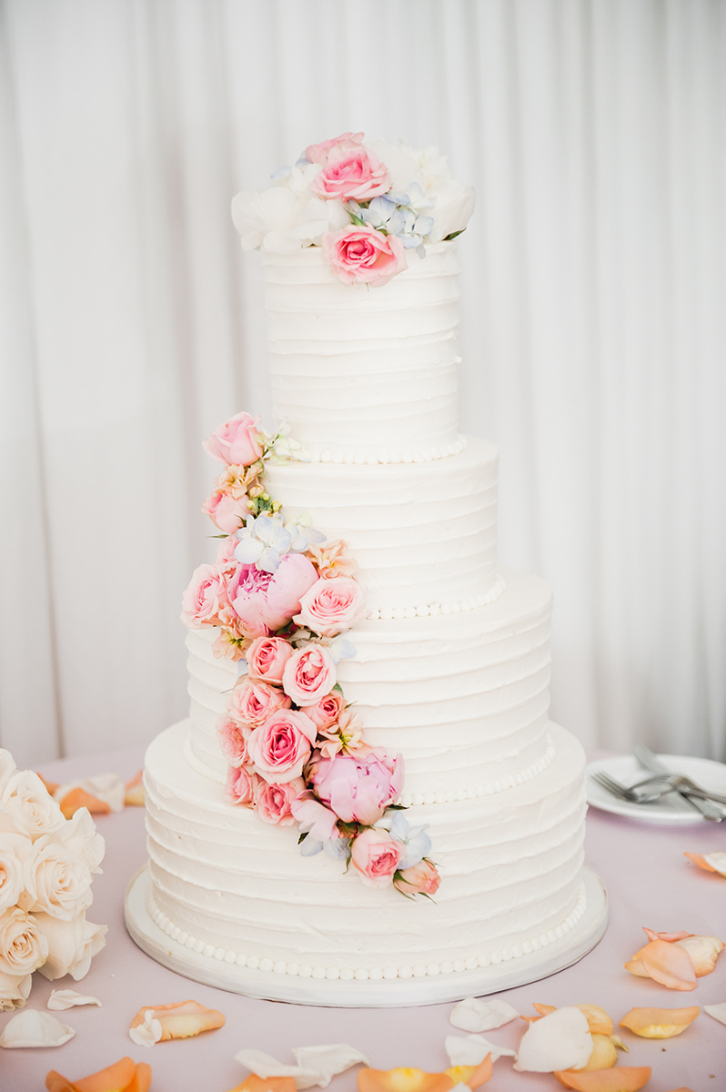 Summer Garden Wedding at a historic mansion in Bristol, RI on The Newport Bride