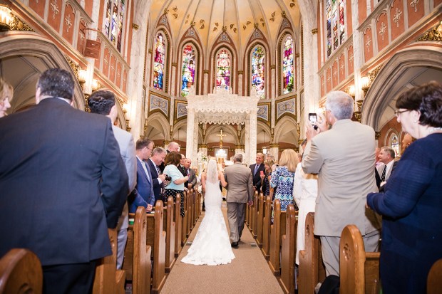 Summer Garden Wedding at a historic mansion in Bristol, RI on The Newport Bride