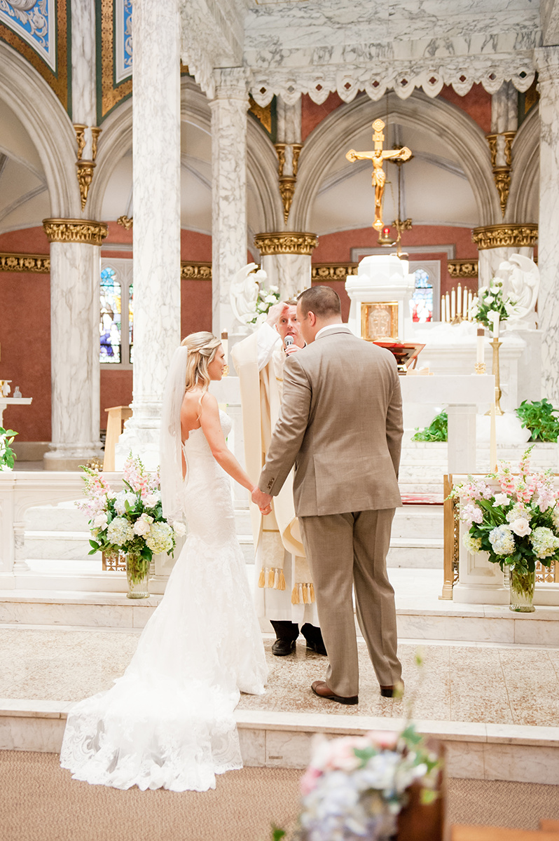 Summer Garden Wedding at a historic mansion in Bristol, RI on The Newport Bride