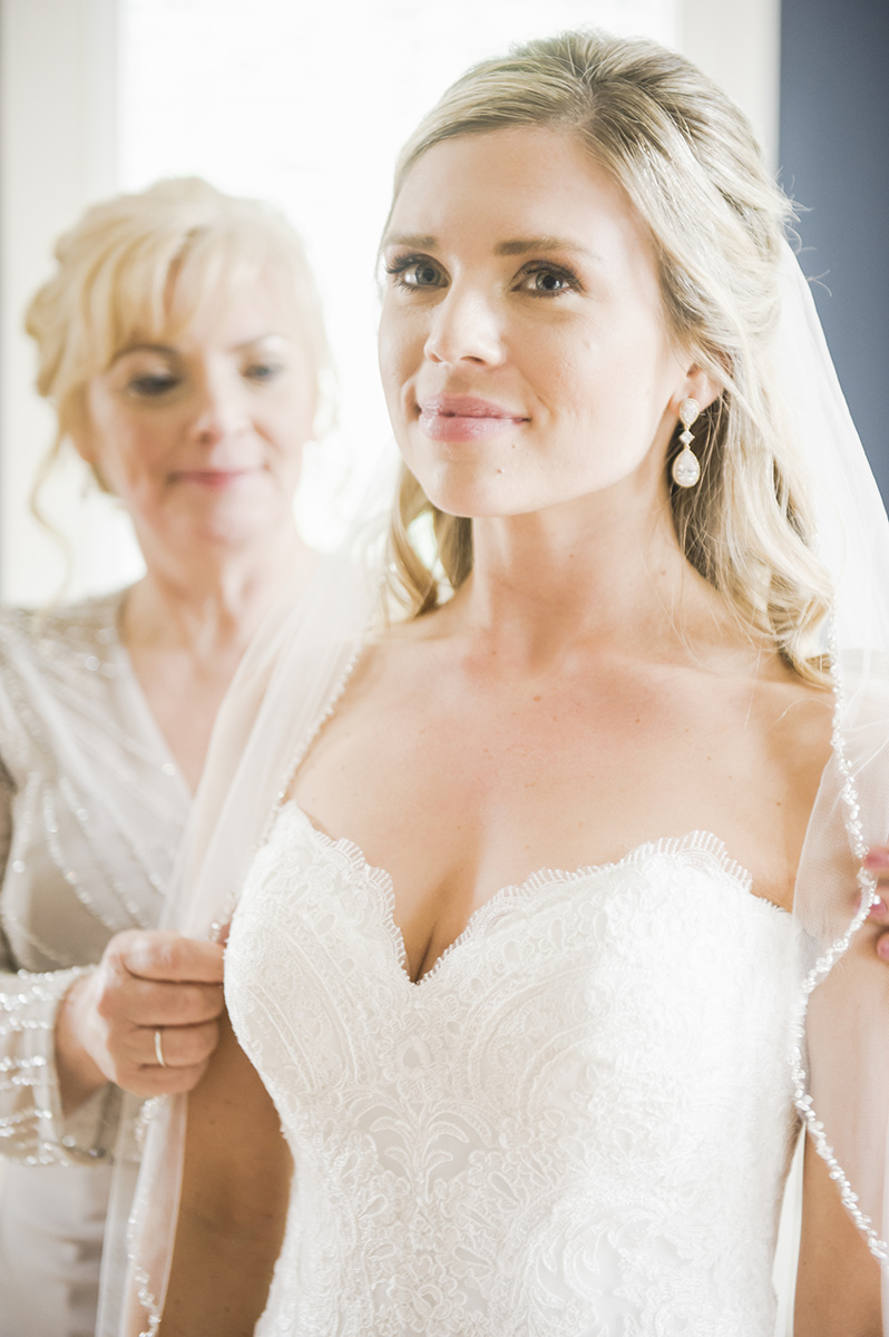 Summer Garden Wedding at a historic mansion in Bristol, RI on The Newport Bride