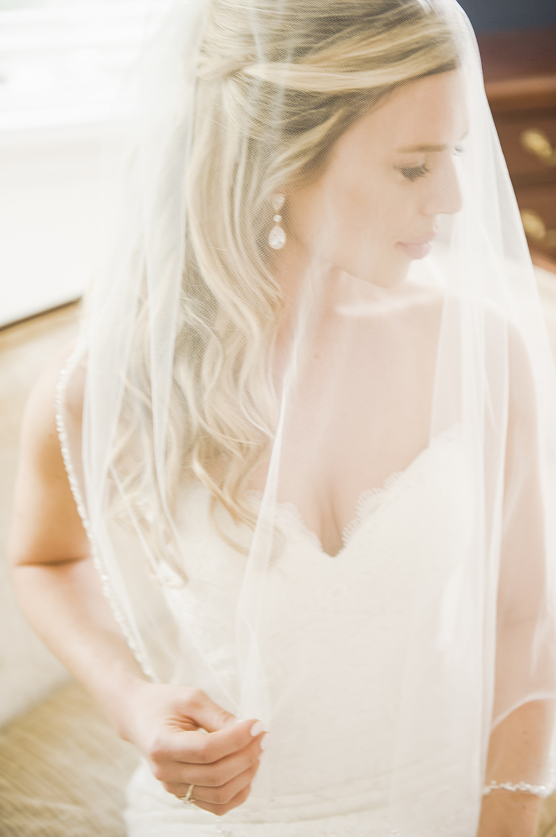 Summer Garden Wedding at a historic mansion in Bristol, RI on The Newport Bride