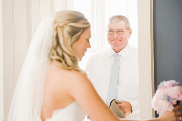 Summer Garden Wedding at a historic mansion in Bristol, RI on The Newport Bride