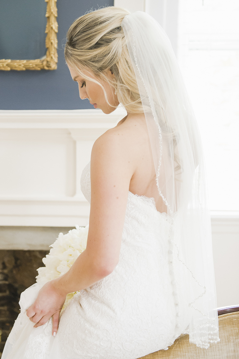 Summer Garden Wedding at a historic mansion in Bristol, RI on The Newport Bride