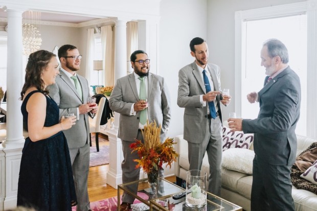 Kate and Tyrone's Roger Williams Casino Wedding on The Newport Bride