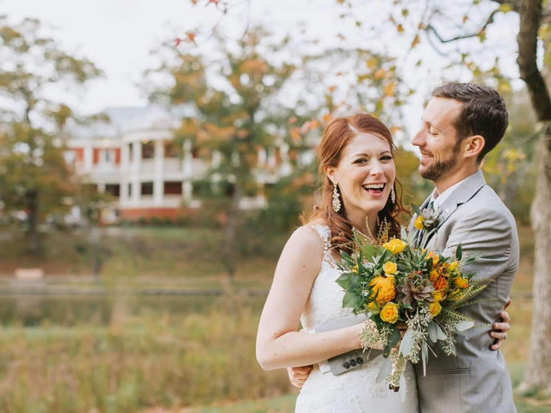 Kate and Tyrone's Fall Wedding at the Historic Roger Williams Casino