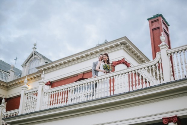 Kate and Tyrone's Roger Williams Casino Wedding on The Newport Bride