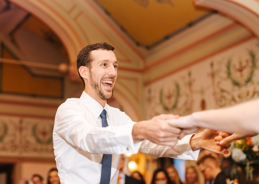 Kate and Tyrone's Roger Williams Casino Wedding on The Newport Bride