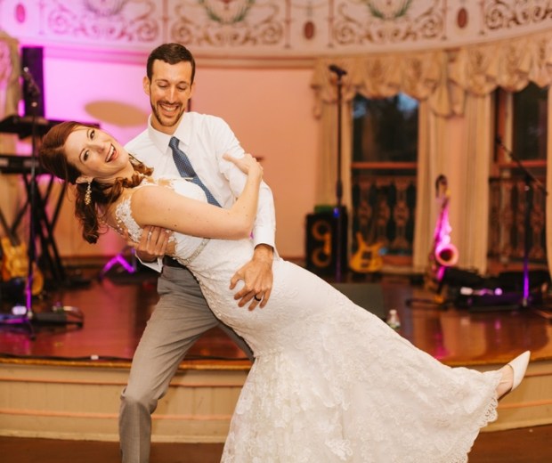 Kate and Tyrone's Roger Williams Casino Wedding on The Newport Bride