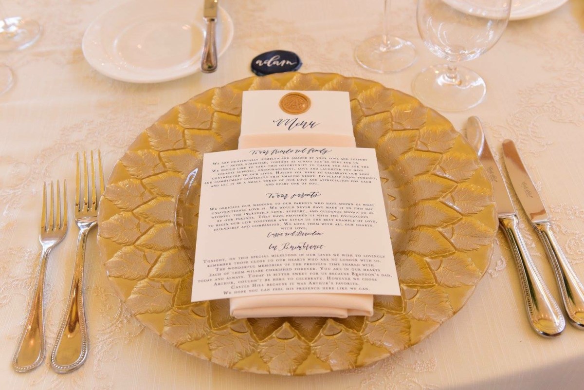 Cassie and Brandon's Navy Castle Hill Inn Wedding