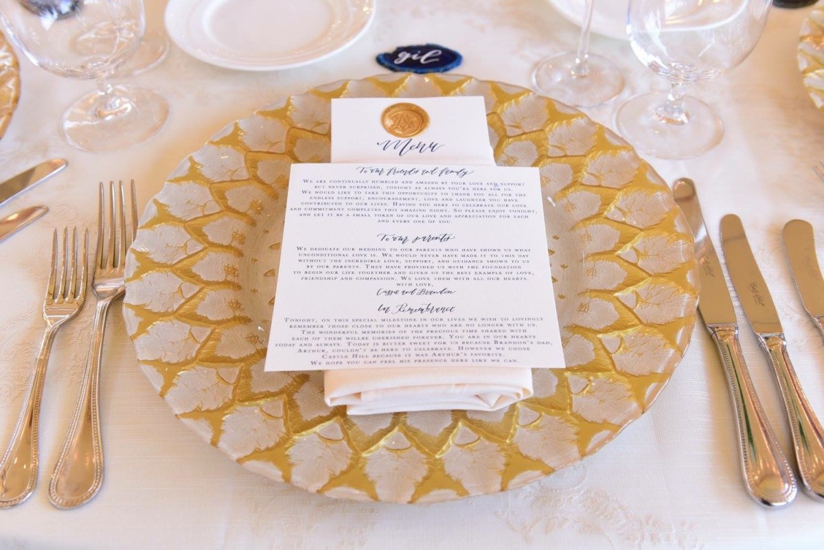 Cassie and Brandon's Navy Castle Hill Inn Wedding