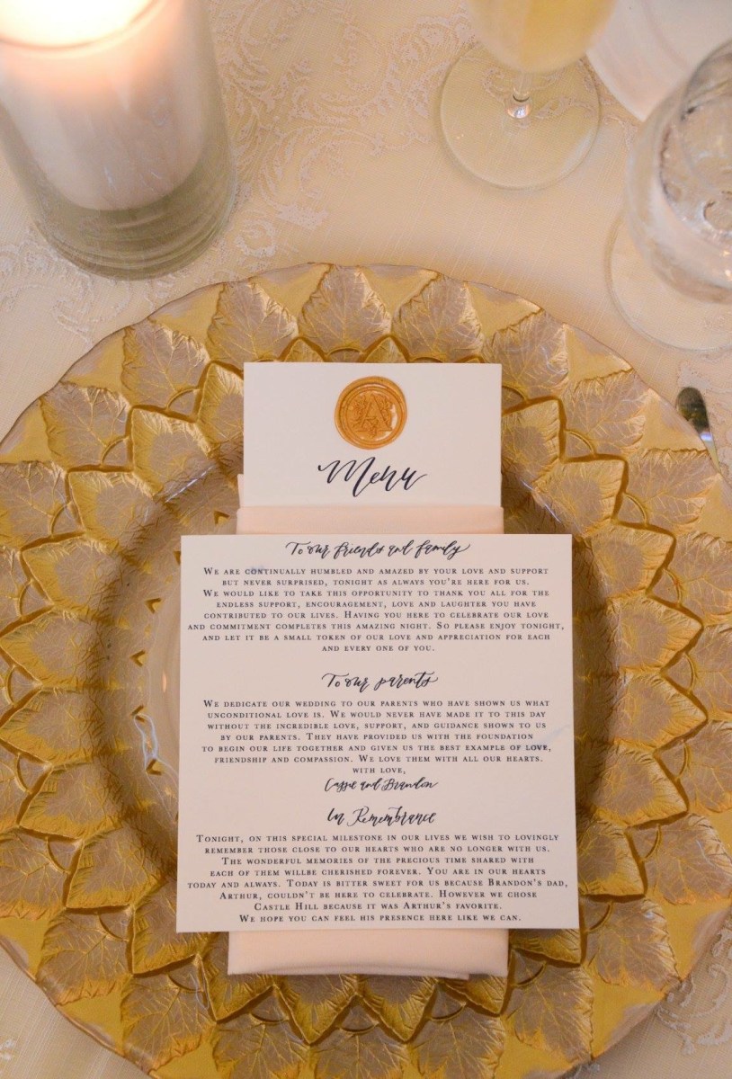 Cassie and Brandon's Navy Castle Hill Inn Wedding