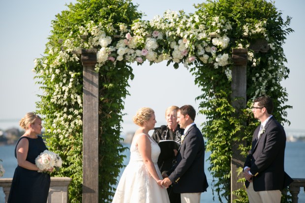 The Newport Bride Holly and Mike's Castle Hill Inn Wedding 1