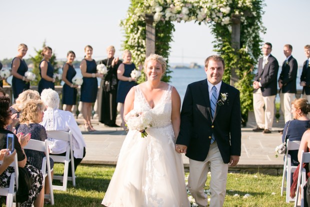 The Newport Bride Holly and Mike's Castle Hill Inn Wedding 1