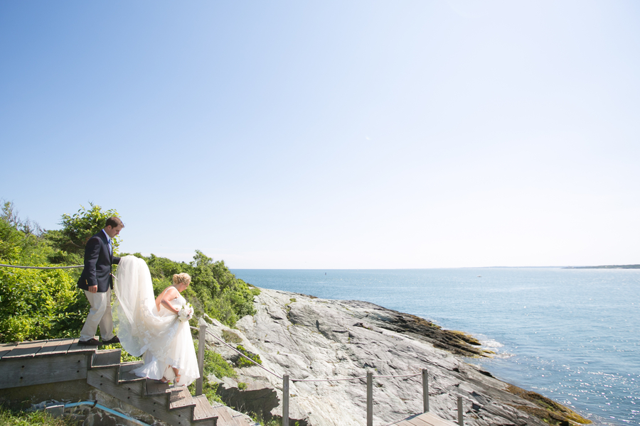 The Newport Bride Holly and Mike's Castle Hill Inn Wedding 1