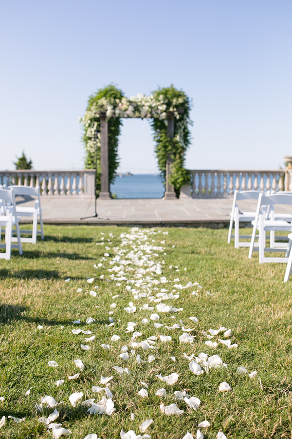 The Newport Bride Holly and Mike's Castle Hill Inn Wedding 1