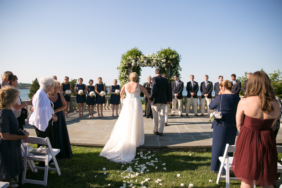 The Newport Bride Holly and Mike's Castle Hill Inn Wedding 1