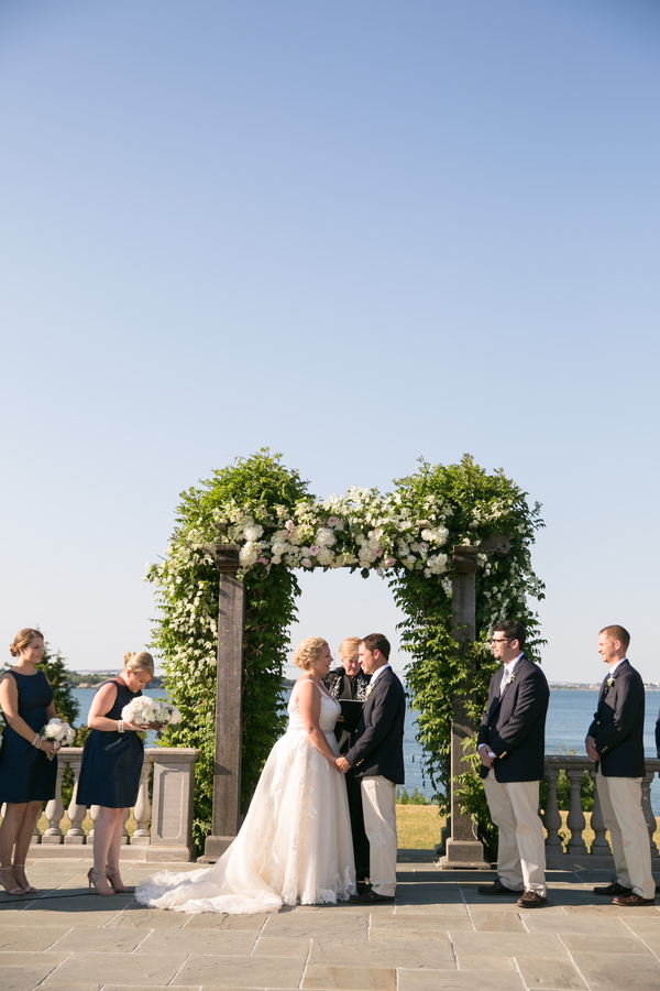 The Newport Bride Holly and Mike's Castle Hill Inn Wedding 1