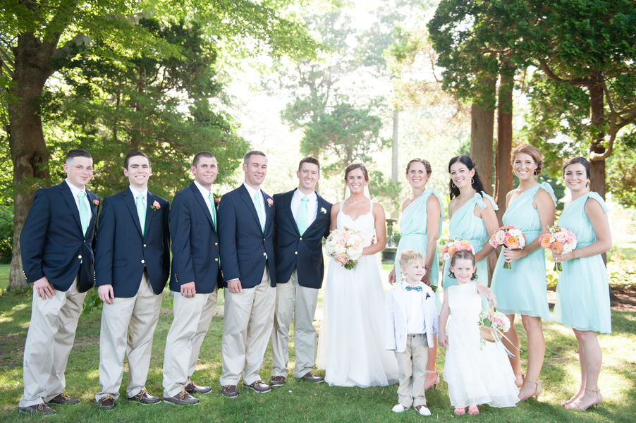 Maura and Doug's Sea Glass and Sea Horses Castle Hill Inn Wedding