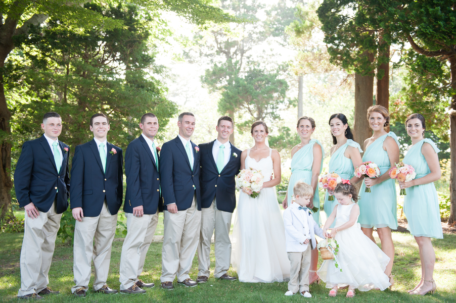Maura and Doug's Sea Glass and Sea Horses Castle Hill Inn Wedding