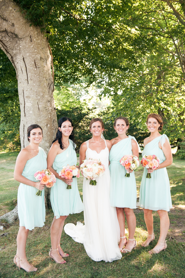 Maura and Doug's Sea Glass and Sea Horses Castle Hill Inn Wedding