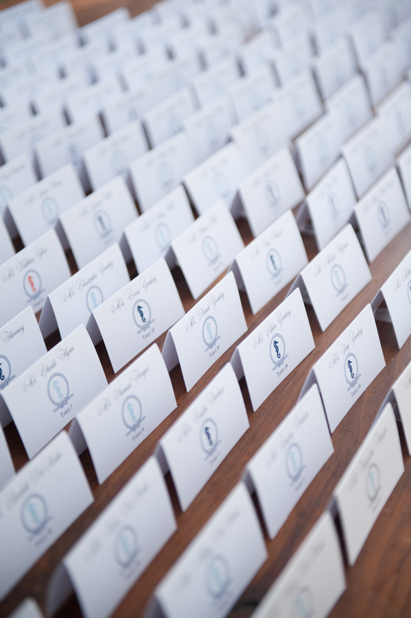 Maura and Doug's Sea Glass and Sea Horses Castle Hill Inn Wedding