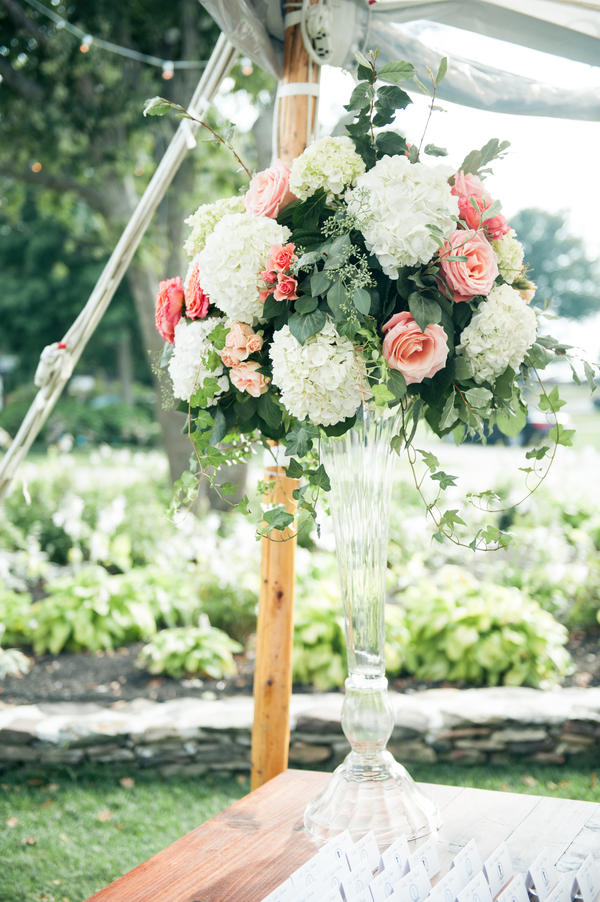 Maura and Doug's Sea Glass and Sea Horses Castle Hill Inn Wedding