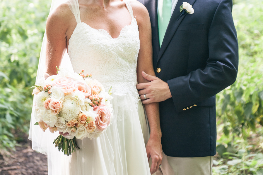 Maura and Doug's Sea Glass and Sea Horses Castle Hill Inn Wedding