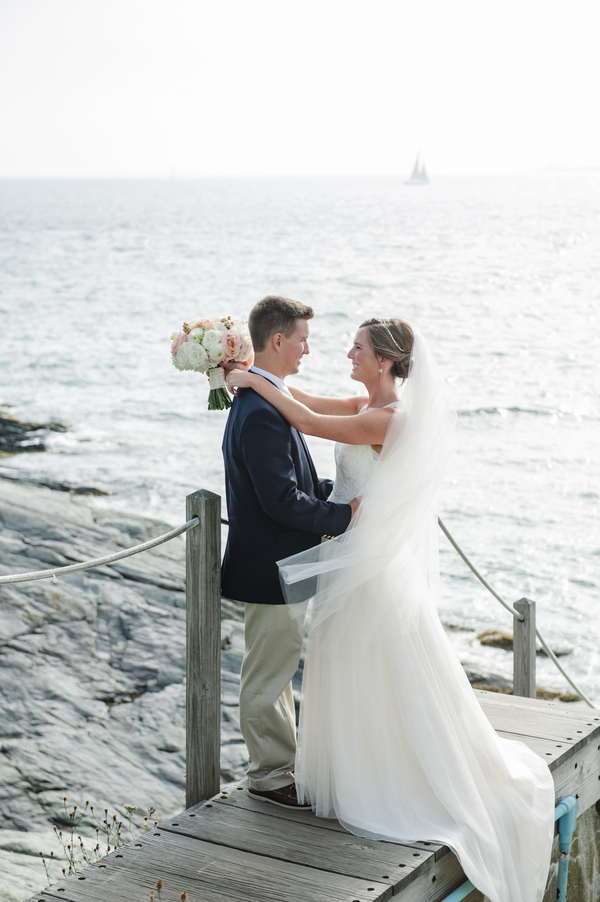 Maura and Doug's Sea Glass and Sea Horses Castle Hill Inn Wedding