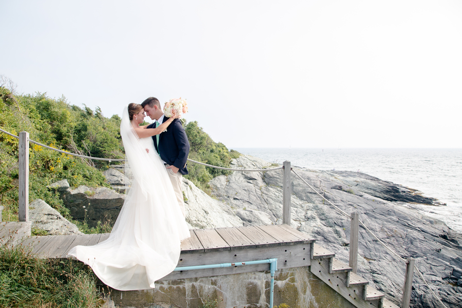 Maura and Doug's Sea Glass and Sea Horses Castle Hill Inn Wedding