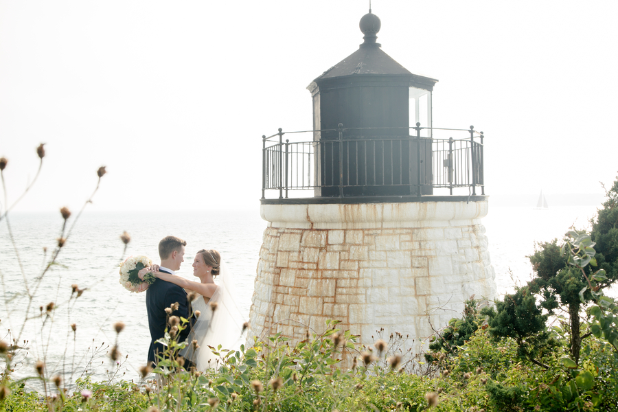 Maura and Doug's Sea Glass and Sea Horses Castle Hill Inn Wedding