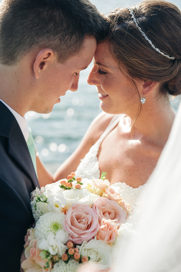 Maura and Doug's Sea Glass and Sea Horses Castle Hill Inn Wedding