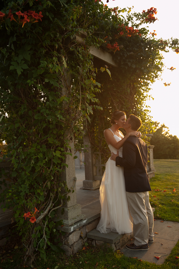 Maura and Doug's Sea Glass and Sea Horses Castle Hill Inn Wedding