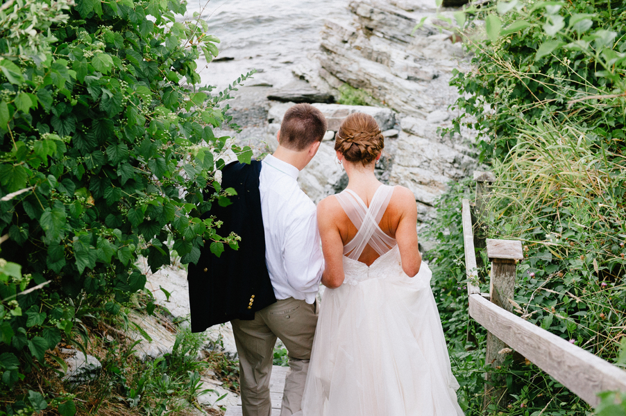 Maura and Doug's Sea Glass and Sea Horses Castle Hill Inn Wedding