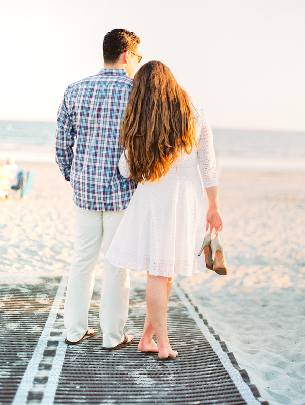 Sunset Newport Engagement Session at the Historic Fort Adams on The Newport Bride