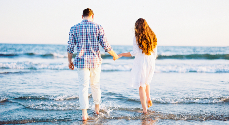 Sunset Newport Engagement Session at the Historic Fort Adams on The Newport Bride