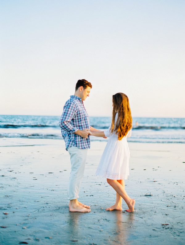 Sunset Newport Engagement Session at the Historic Fort Adams on The Newport Bride