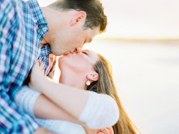 Sunset Newport Engagement Session at the Historic Fort Adams on The Newport Bride