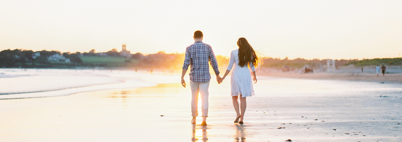 Sunset Newport Engagement Session at the Historic Fort Adams on The Newport Bride